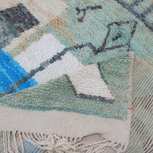 JAREB | 8'6x5'4 Ft | 2,61x1,65 m | Moroccan Colorful Rug | 100% wool handmade - OunizZ
