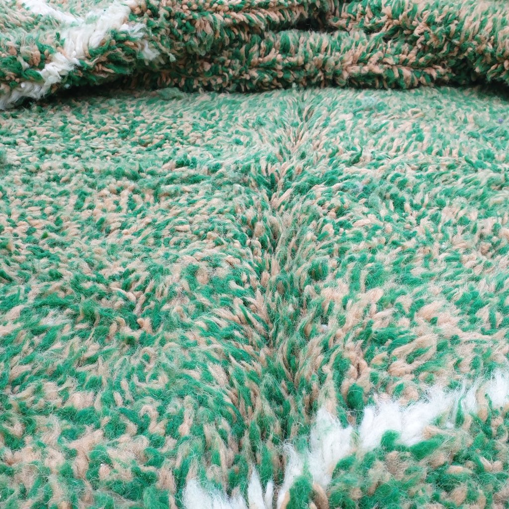 JDER | 10'2x6'8 Ft | 3x2m | Moroccan Beni Ourain Rug | 100% wool handmade - OunizZ