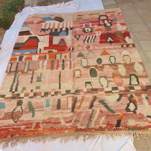 JNONO | Boujaad Rug 12x9'7 Ft | 370x300 cm | 100% wool handmade in Morocco - OunizZ