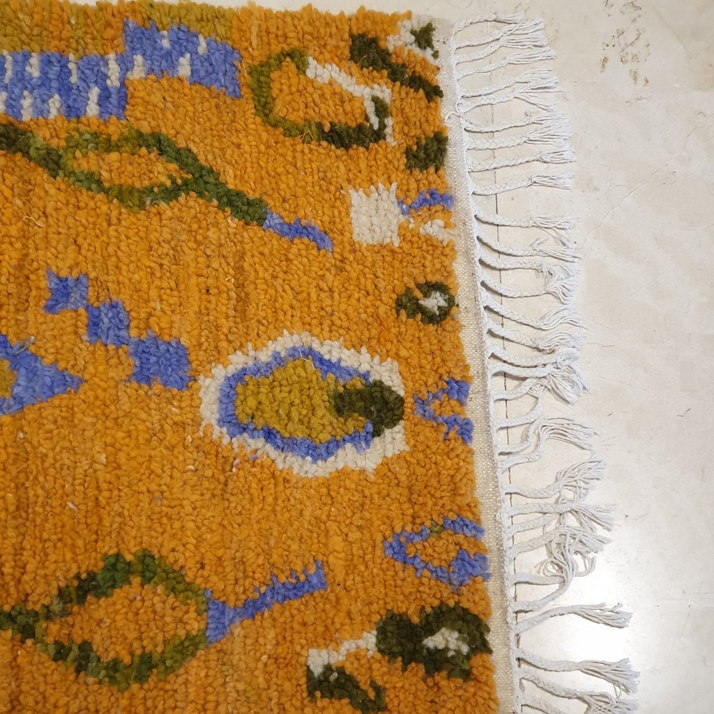 KAND Runner | 9'7x2'5 Ft | 3x0,77 m | Moroccan Colorful Rug | 100% wool handmade - OunizZ