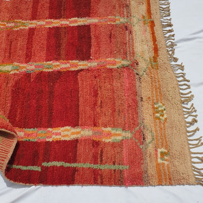 KARAZ | 8'3x5'5 Ft | 2,50x1,70 m | Moroccan Colorful Rug | 100% wool handmade - OunizZ