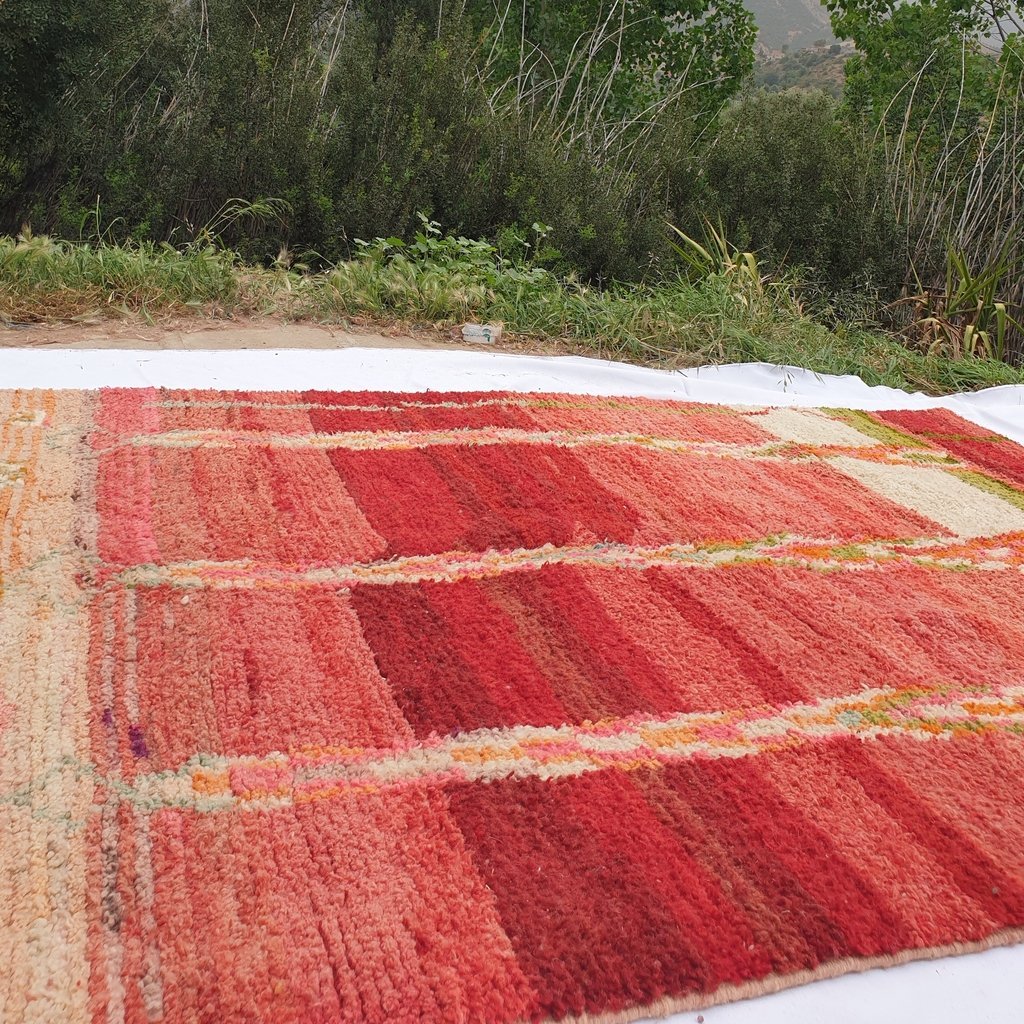 KARAZ | 8'3x5'5 Ft | 2,50x1,70 m | Moroccan Colorful Rug | 100% wool handmade - OunizZ