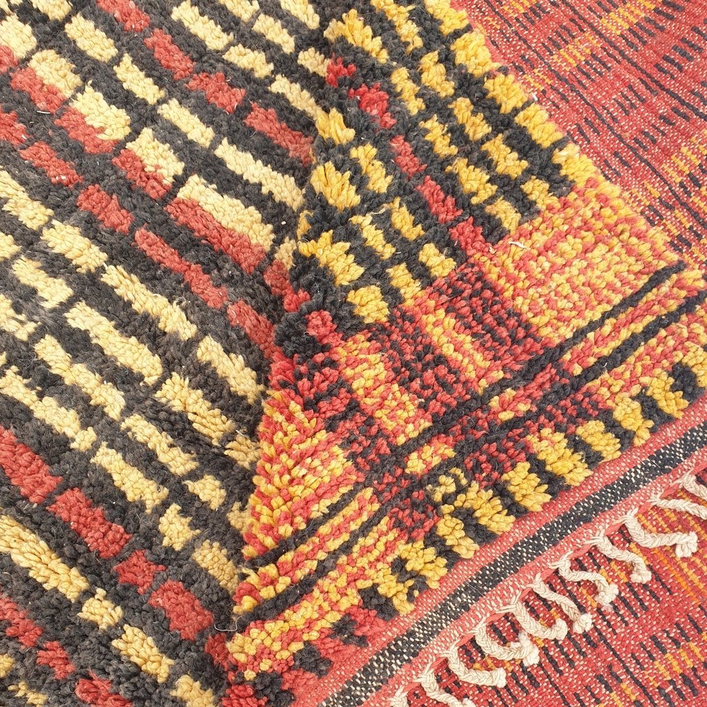 KARFYA | Boujaad Rug 13x10 Ft 4x3 M | 100% wool handmade in Morocco - OunizZ