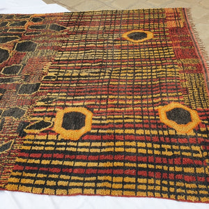 KARFYA | Boujaad Rug 13x10 Ft 4x3 M | 100% wool handmade in Morocco - OunizZ