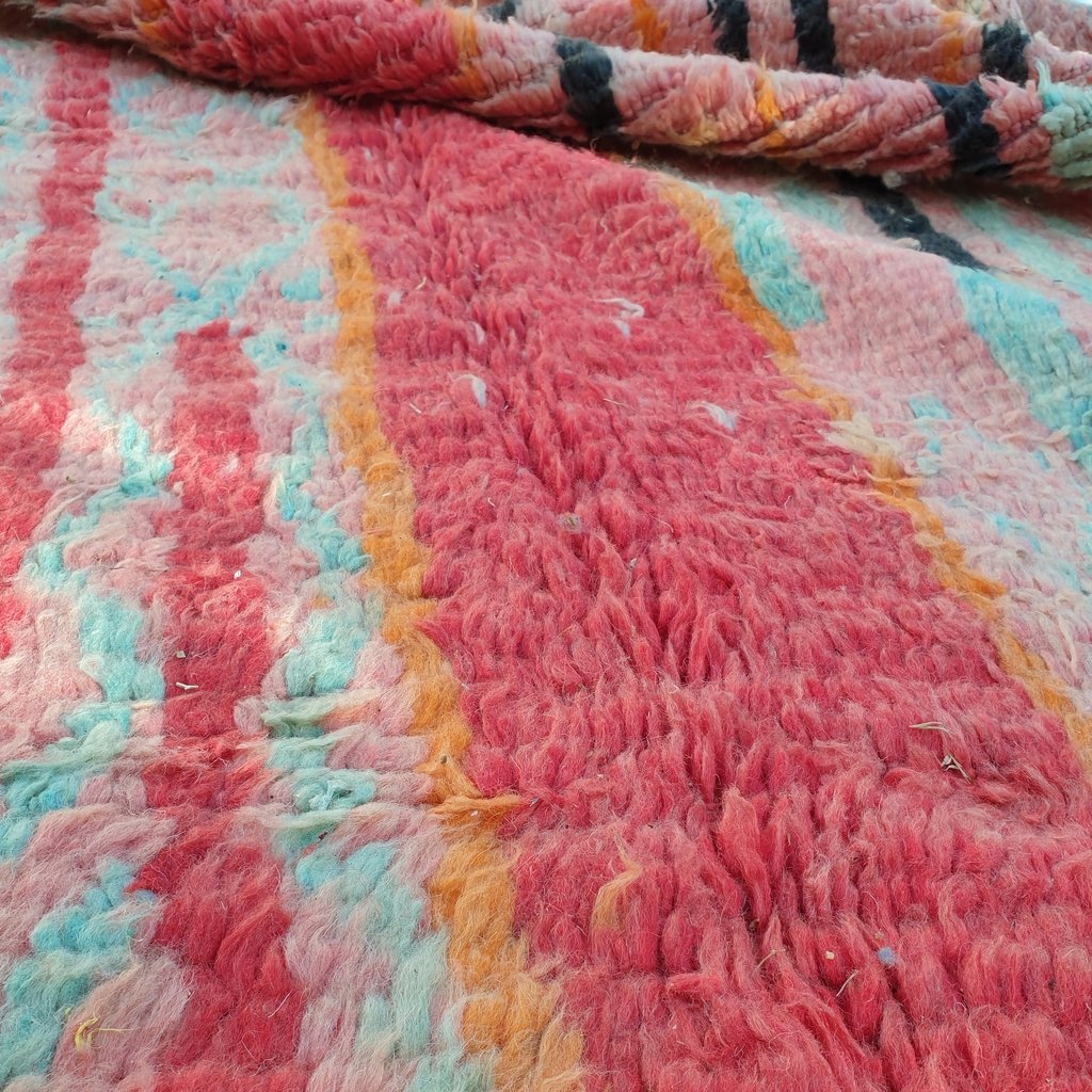 KELDA | 9x5'5 Ft | 2,7x1,7 m | Moroccan Colorful Rug | 100% wool handmade - OunizZ