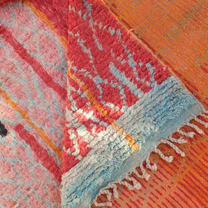 KELDA | 9x5'5 Ft | 2,7x1,7 m | Moroccan Colorful Rug | 100% wool handmade - OunizZ