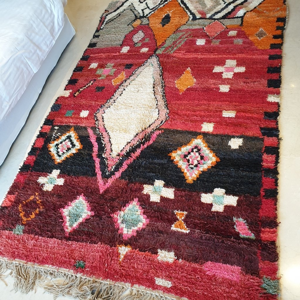 KELMA | 9'9x6'1 Ft | 3,03x1,87 m | Moroccan Colorful Rug | 100% wool handmade - OunizZ