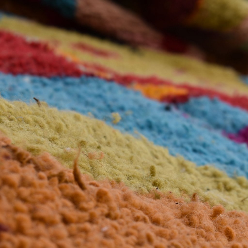 KERJAM | 8'86x5'15 Ft | 270x157 cm | Moroccan Colorful Rug | 100% wool handmade - OunizZ