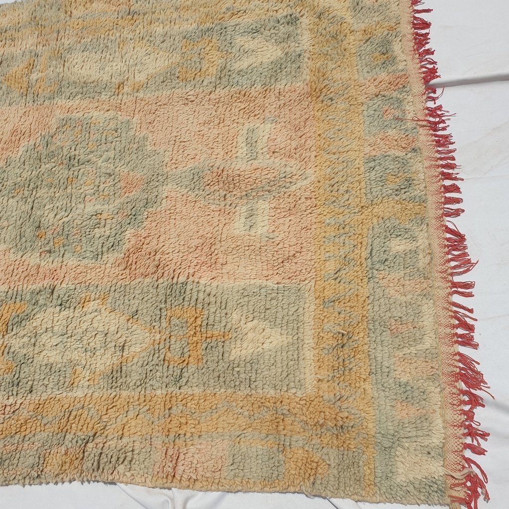 KHAFYA | 8'5x5' Ft | 2,5x1,5 m | Moroccan VINTAGE STYLE Colorful Rug | 100% wool handmade - OunizZ