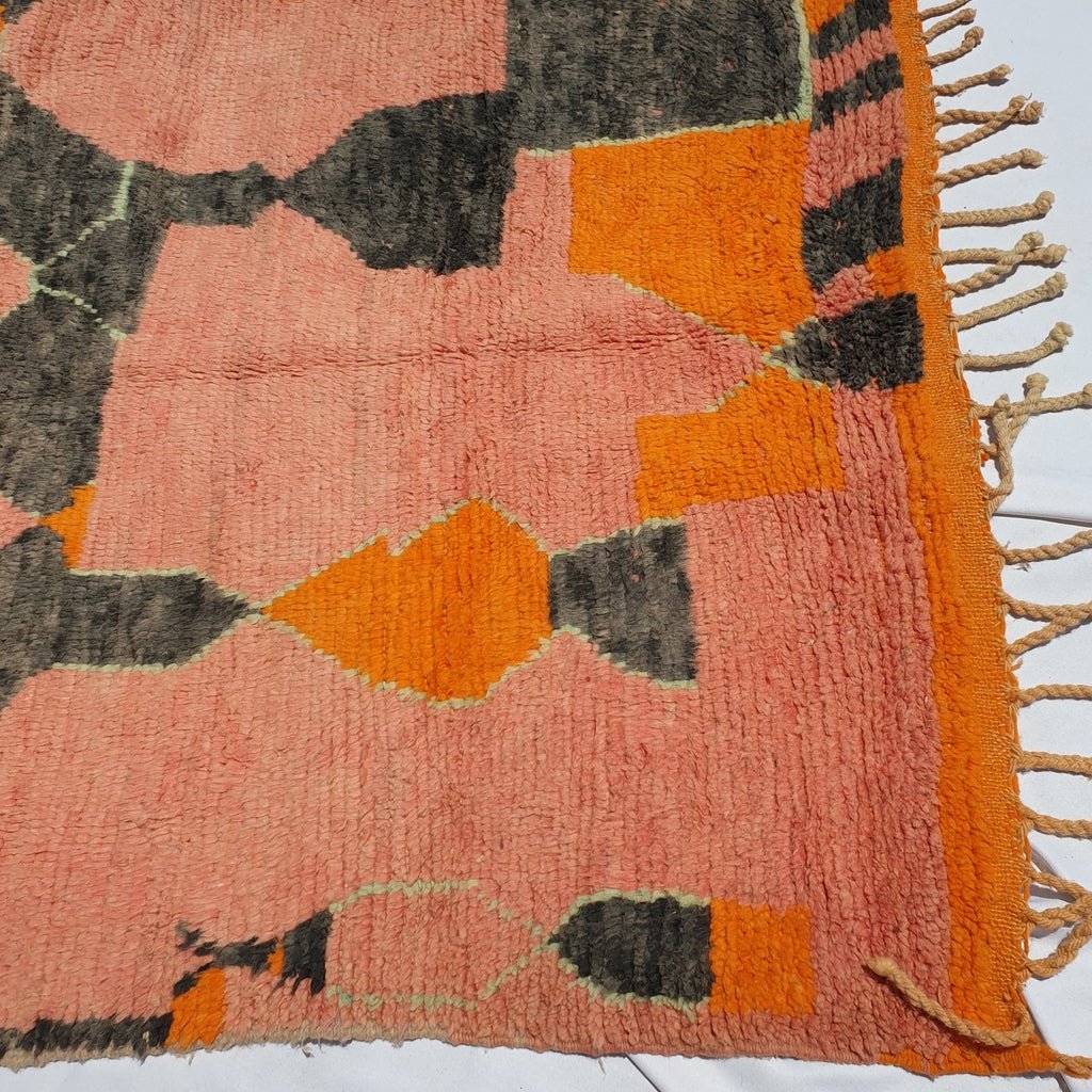 KHALAYA | 6x4'9 Ft | 188x150 cm | Moroccan Colorful Rug | 100% wool handmade - OunizZ