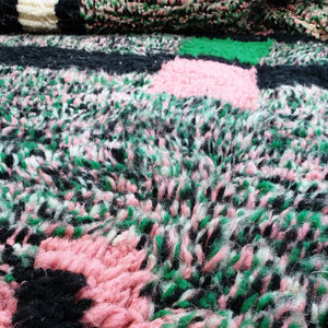 KHAMS | 9'3x6'7 Ft | 2,83x2,03 m | Moroccan Beni Ourain Rug | 100% wool handmade - OunizZ