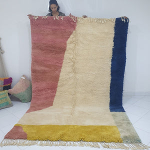 KHAWAR (Super Soft Super Thick) | 10x6'6 Ft | 3,08x2,00 m | Moroccan Beni Mrirt Rug | 100% wool handmade - OunizZ