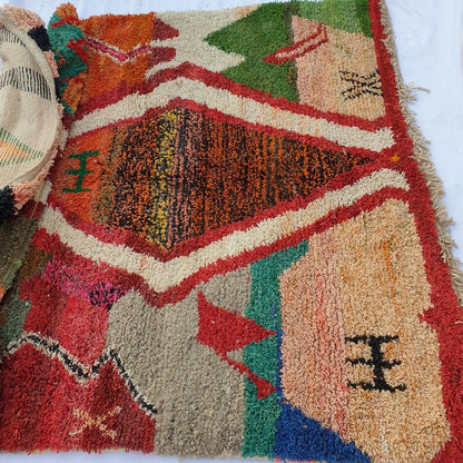 KHAYM | 9x6'7 Ft | 3x2 m | Moroccan Colorful Rug | 100% wool handmade - OunizZ