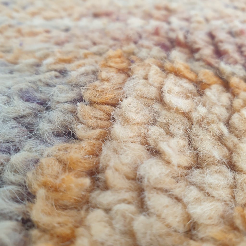 KHITAM | 13x5'6 Ft | 4x1,70 m | Moroccan VINTAGE Colorful Rug | 100% wool handmade - OunizZ