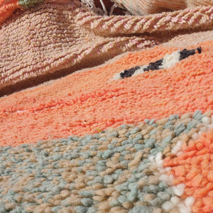 KHOKHA | 10x6'75 Ft | 3x2 m | Moroccan Colorful Rug | 100% wool handmade - OunizZ
