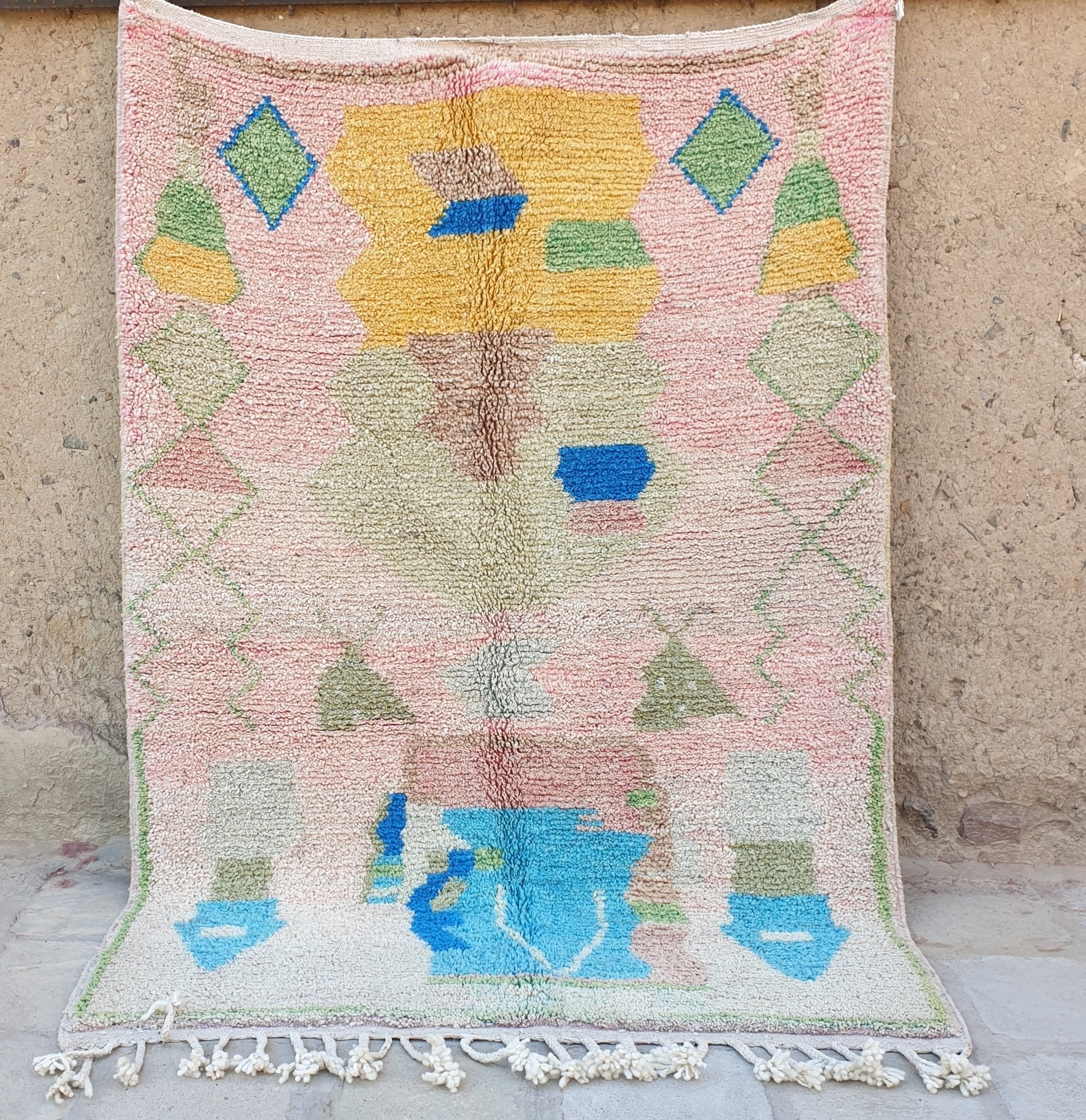 KHUDA | Boujaad Rug | 100% wool handmade in Morocco - OunizZ