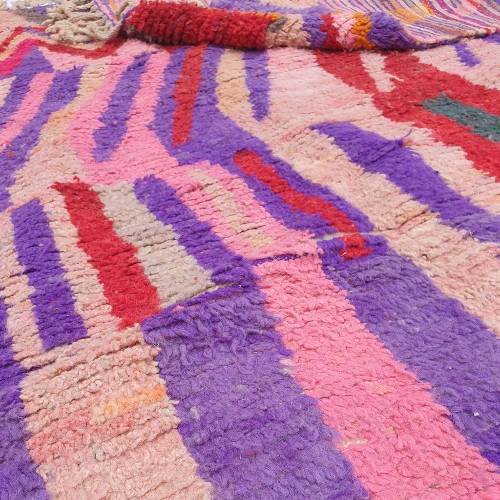 KHZAMA | 9'5x6 Ft | 3x2 m | Moroccan Colorful Rug | 100% wool handmade - OunizZ