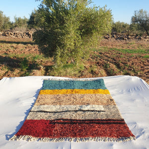 KIMMA (Super Soft Super Thick) | 9'64x6'56 Ft | 294x200 cm | Moroccan Beni Mrirt Rug | 100% wool handmade - OunizZ