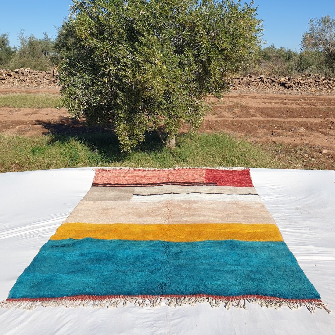KIMMA (Super Soft Super Thick) | 9'68x7'05 Ft | 295x215 cm | Moroccan Beni Mrirt Rug | 100% wool handmade - OunizZ