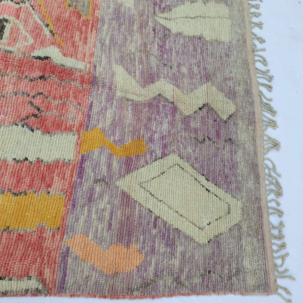 Kinacha - MOROCCAN BOUJAAD RUG | Berber Colorful Area Rug for living room Handmade Authentic Wool | 10'3x6'3 Ft | 313x193 cm - OunizZ
