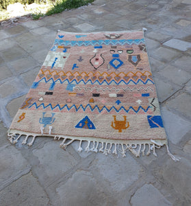 KINSA | Boujaad Rug | 100% wool handmade in Morocco - OunizZ