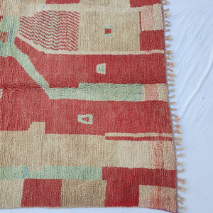 Klasya - Moroccan Rug Boujaad | Colorful Authentic Berber Handmade Bedroom Rug | 8'53x5'87 Ft | 2,60x1,79 m - OunizZ