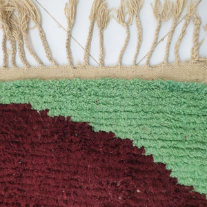 KRIBI | 10x8 ft | 3x2,5 m | Moroccan Colorful Rug | 100% wool handmade - OunizZ