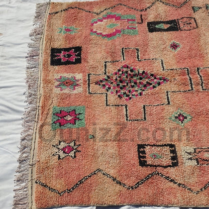 LADAWYA | 9'7x6'6 Ft | 295x202 cm | Moroccan Vintage style Rug | 100% wool handmade - OunizZ