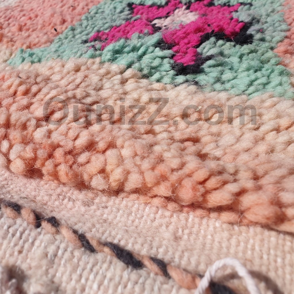 LADAWYA | 9'7x6'6 Ft | 295x202 cm | Moroccan Vintage style Rug | 100% wool handmade - OunizZ