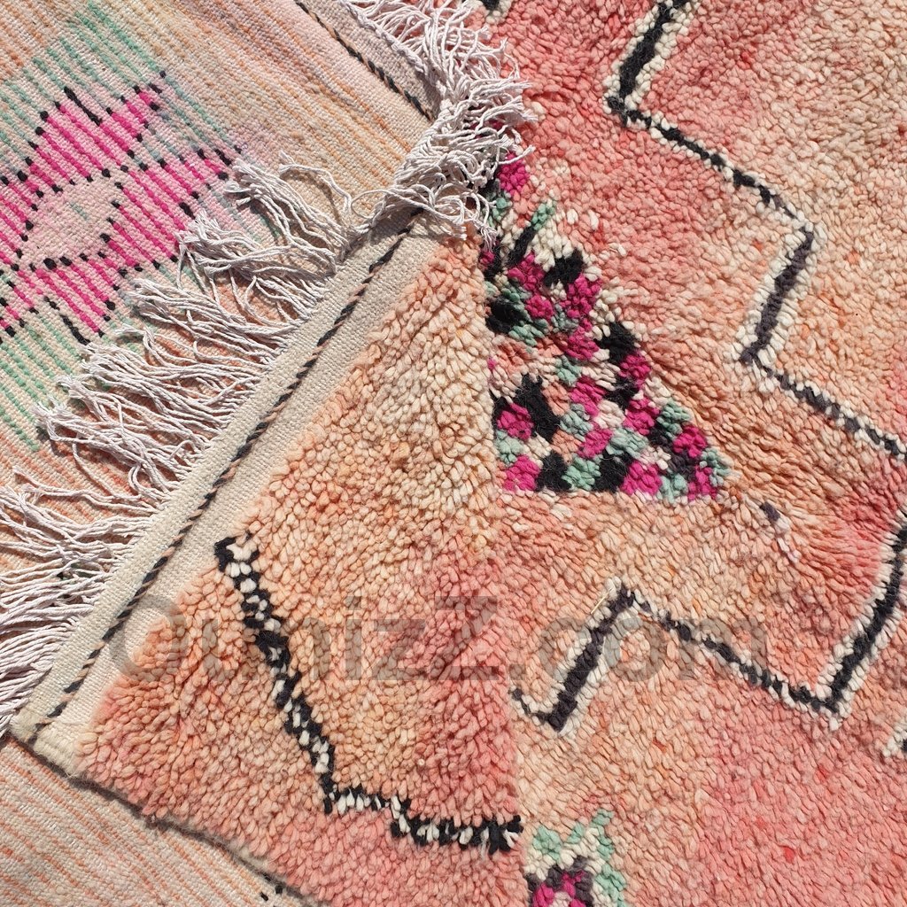 LADAWYA | 9'7x6'6 Ft | 295x202 cm | Moroccan Vintage style Rug | 100% wool handmade - OunizZ