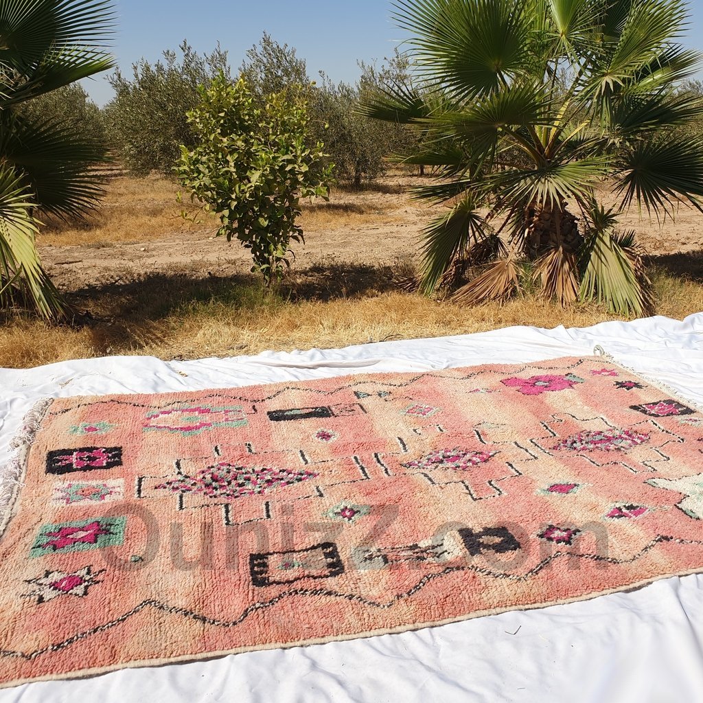 LADAWYA | 9'7x6'6 Ft | 295x202 cm | Moroccan Vintage style Rug | 100% wool handmade - OunizZ