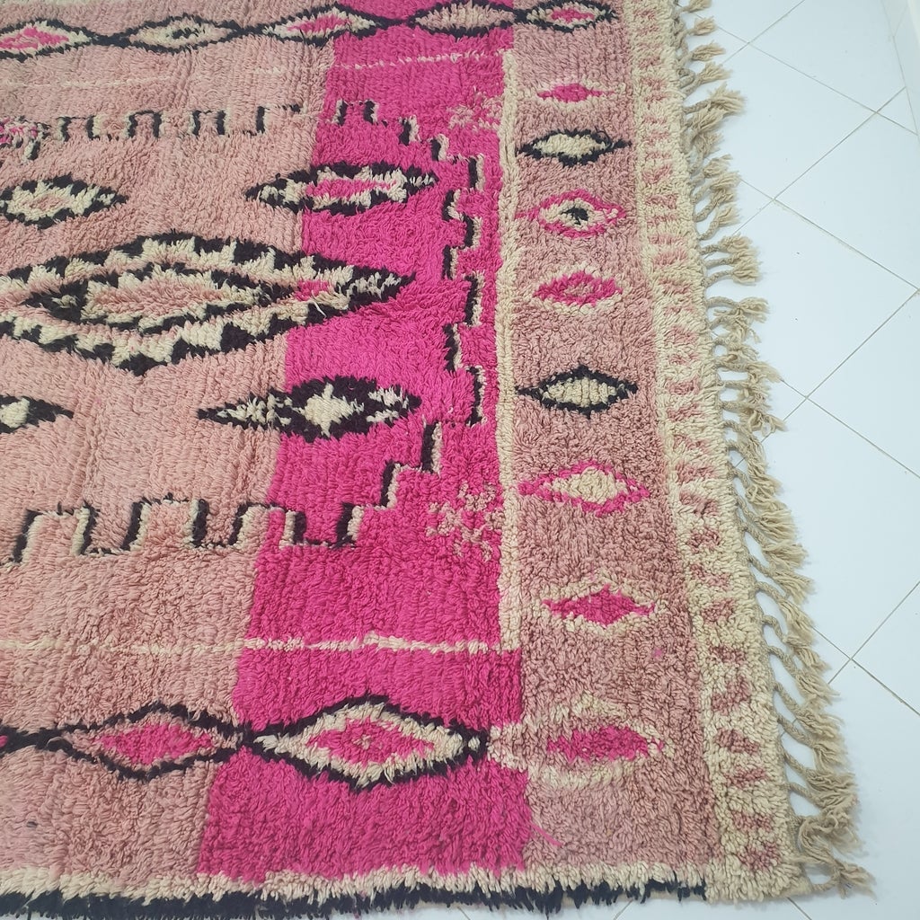 LAFJI | 9'5x8'3 Ft | 2,90x2,50 m | Moroccan Colorful Rug | 100% wool handmade - OunizZ