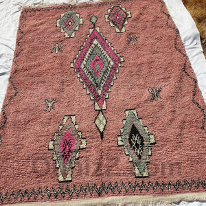 LAKBIRA | 10'1x7'3 Ft | 308x222 cm | Moroccan Vintage style Rug | 100% wool handmade - OunizZ