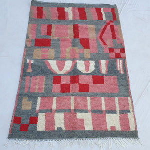 Lanabi - MOROCCAN RUG BOUJAD | Moroccan Berber Rug | Colorful Rug Moroccan Carpet | Authentic Handmade Berber Bedroom Rugs | 9'81x6'33 Ft | 299x193 cm - OunizZ