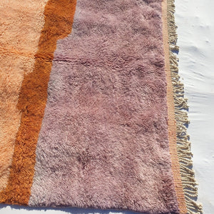 LAVME | Moroccan Beni rug Ultra Soft & Thick | 9'6x6'8 Ft | 294x206 cm | Moroccan Colorful Beni Mrirt Rug | 100% wool handmade - OunizZ