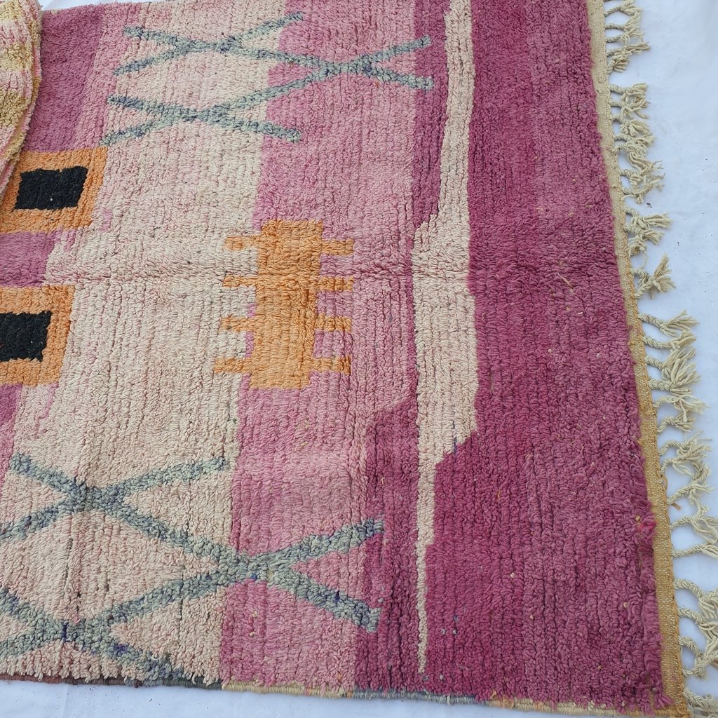LAY | 7x9'4 Ft | 285x213 cm | Moroccan Colorful Rug | 100% wool handmade - OunizZ