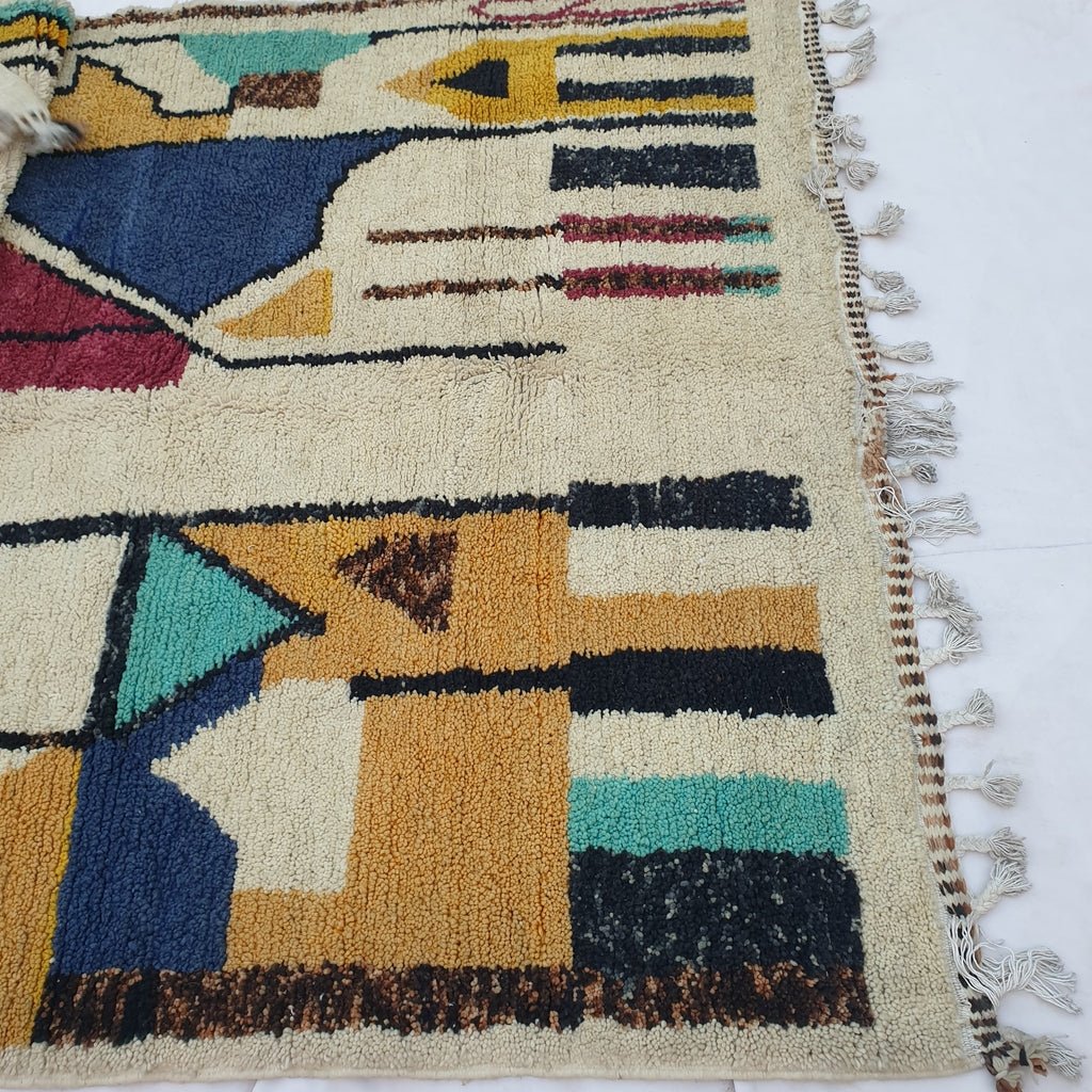 Layali | 9'42x6'62 Ft | 287x202 cm | Moroccan Rug Beni Ourain | 100% wool handmade - OunizZ
