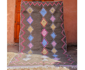 LAYTMASS| Azilal Gray Rug | 100% wool handmade in Morocco - OunizZ