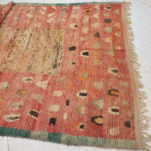 Lekdima | MOROCCAN RUG BOUJAD | Moroccan Berber Rug | Colorful Rug Moroccan Carpet | Authentic Handmade Berber Living room Rugs | 13'12x10'30 Ft | 400x314 cm - OunizZ