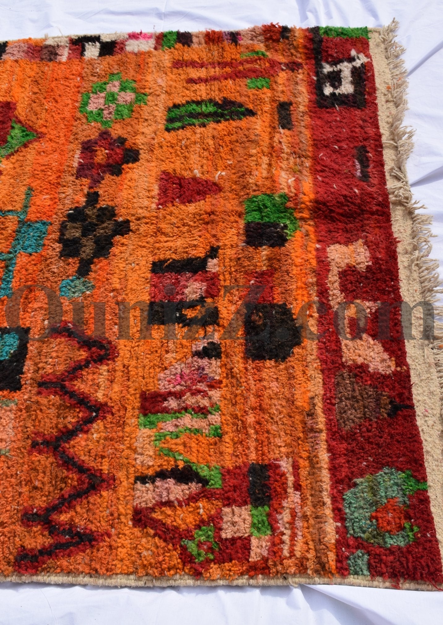 LIMOUTE | Boujaad Rug | 100% wool handmade in Morocco - OunizZ