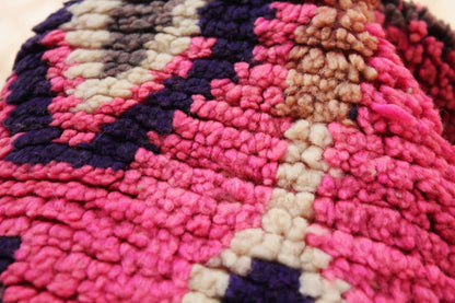 LMIARA | Azilal Pink Rug | 100% wool handmade in Morocco - OunizZ