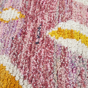 Lmiara - MOROCCAN RUG BOUJAD | Moroccan Berber Rug | Colorful Rug Moroccan Carpet | Authentic Handmade Berber Bedroom Rugs | 9'78x6'20 Ft | 298x189 cm - OunizZ