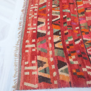 Lowla - MOROCCAN BOUJAD RUG | Large Berber Colorful Area Rug for living room Handmade Authentic Wool | 13'6x9'7 Ft | 414x295 cm - OunizZ