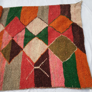 LOWN | 9x5 Ft | 2,8x1,6 m | Moroccan Colorful Rug | 100% wool handmade - OunizZ