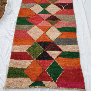LOWN | 9x5 Ft | 2,8x1,6 m | Moroccan Colorful Rug | 100% wool handmade - OunizZ