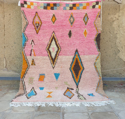 LUNJA | Boujaad Rug | 100% wool handmade in Morocco - OunizZ