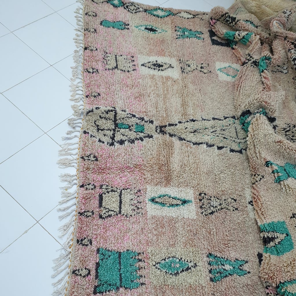 MADBA | 10x8'8 Ft | 300x267 Cm | Moroccan Vintage style Rug | 100% wool handmade - OunizZ