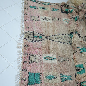 MADBA | 10x8'8 Ft | 300x267 Cm | Moroccan Vintage style Rug | 100% wool handmade - OunizZ