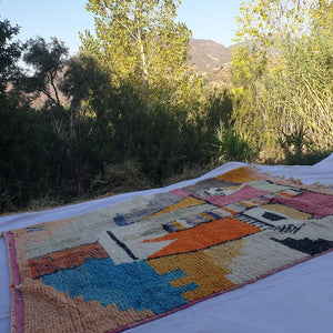 MADMAN | 9'7x6'8 Ft | 295x208 cm | Moroccan Colorful Rug | 100% wool handmade - OunizZ