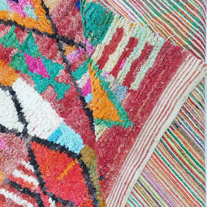 MAINA | Moroccan Rug Boujaad | 10x6'7 Ft | 3x2 m | 100% wool handmade - OunizZ